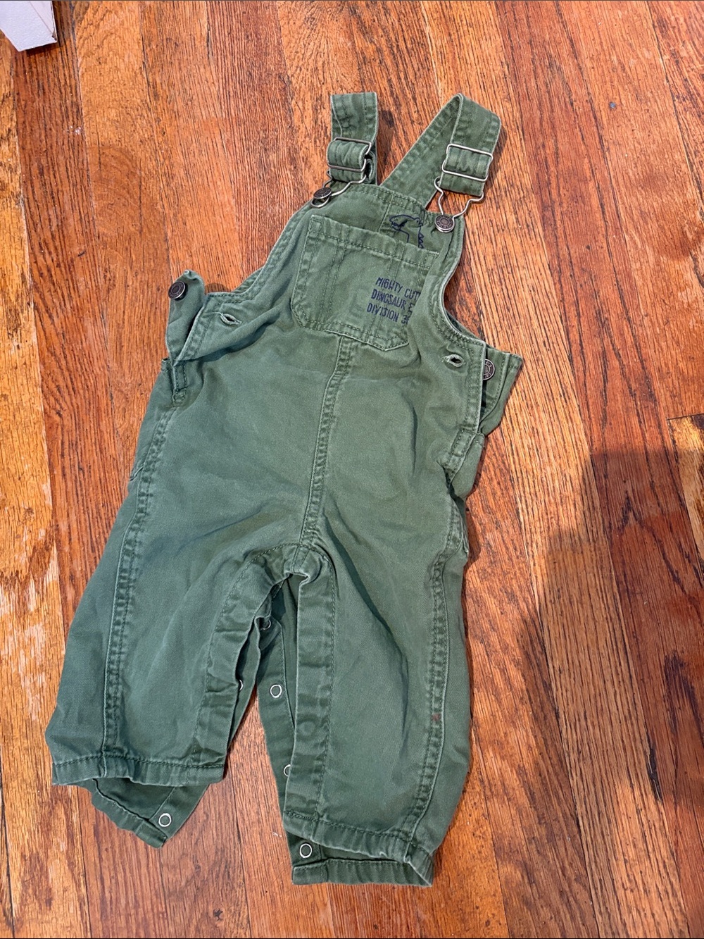 Carter's Green Toddler Overalls with Adjustable Straps